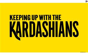 Official poster of TV reality show, `Keeping Up with the Kardashians`